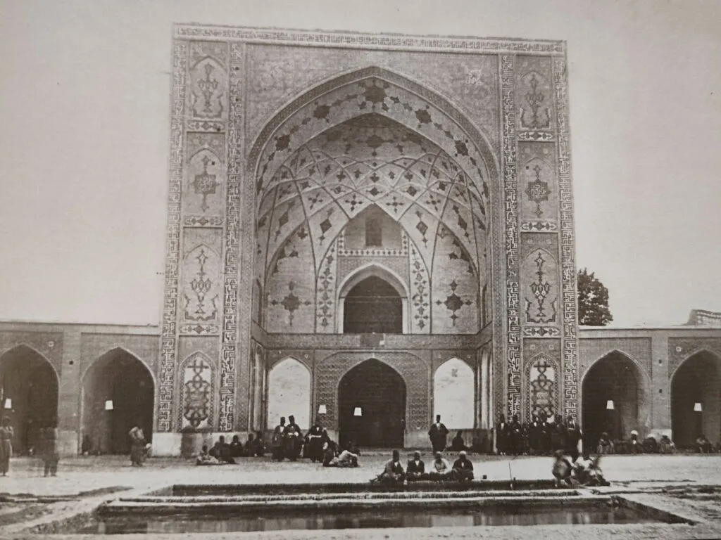 عکس قدیمی مسجد سلطانی سمنان